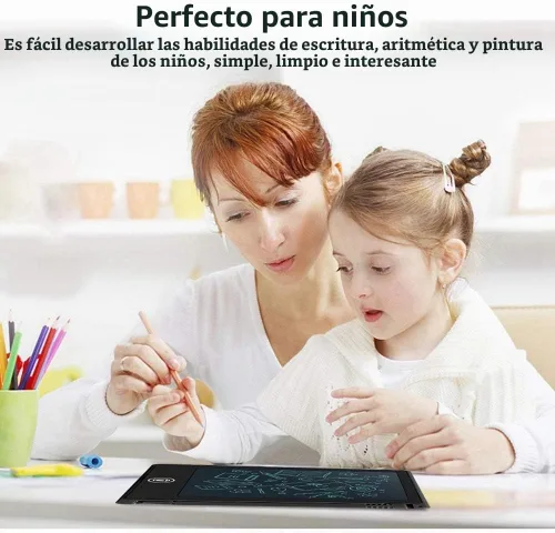 Vista 6 de Wendry Tablero de dibujo LCD, tableta de dibujo digital de 4.5 pulgadas para niños/niños, nota de recordatorio de lista de notas (negro)