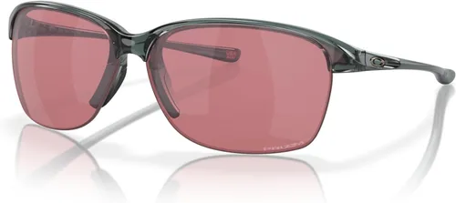 Vista 2 de Oakley Unstoppable OO9191 - Gafas de sol rectangulares para mujer Crystal Black/Prizm Dark Golf