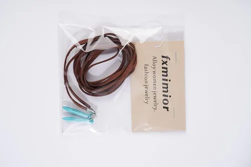 Vista 8 de Gargantilla larga bohemia con colgante turquesa sexy roca hecha a mano collar vintage accesorios para mujer