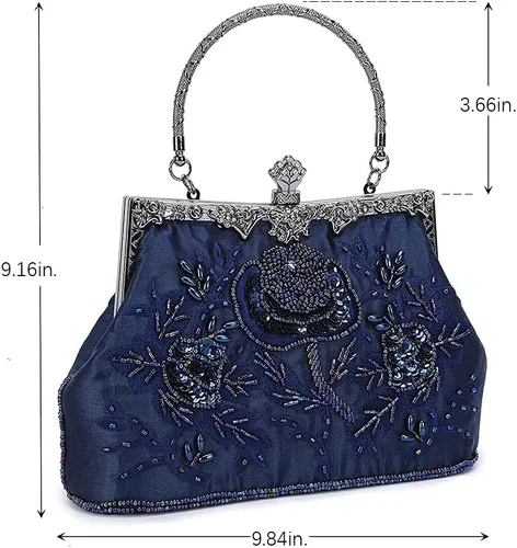 Vista 5 de Bolsos de mano de boda para mujer con lentejuelas