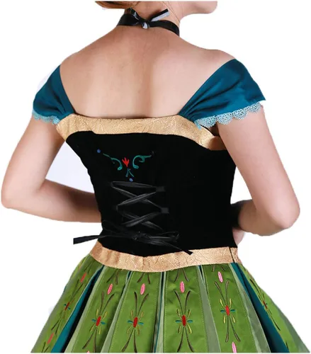 Vista 4 de Ainiel Disfraz de princesa para mujer, disfraz de Halloween