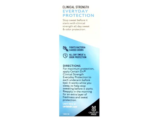 Vista 4 de Certain Dri Everyday Strength - Antitranspirante/desodorante clínico Morning Fresh Solid, 2.6 onzas, paquete de 7