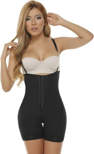 Vista 2 de Fajas Colombianas Reductoras Levanta Cola Cuerpo Completo Shaper BBL Post Cirugía