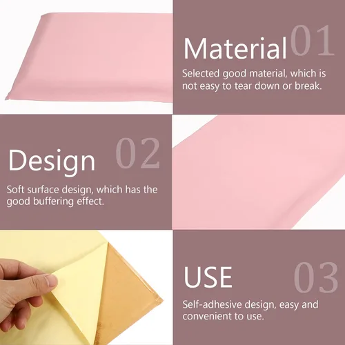 Vista 4 de Homoyoyo Calcomanías de pared anticolisión para niños, autoadhesivas 3D, paneles de pared de bolsa suave, cojín de pared para dormitorio, cojín
