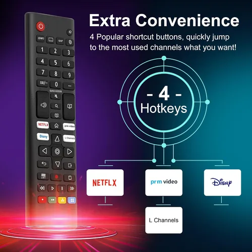 Vista 6 de (Pack of 2) for LG Smart TV Remote Control Replacement Universal Remote Compatible with All LG LCD LED OLED UHD HDTV 3D 4K Smart TV Models - Easy