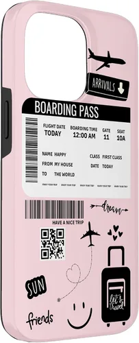 Vista 3 de Funda rosa para iPhone 14 Pro Max