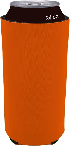 Vista 31 de Espuma en blanco plegable de 24 oz. Can Coolie (variedad, paquete de 6)