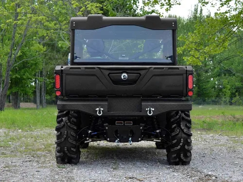 Vista 6 de SuperATV Brazos A traseros inferiores de alta holgura para Can-Am Defender/Max (2016-2019) - Negro