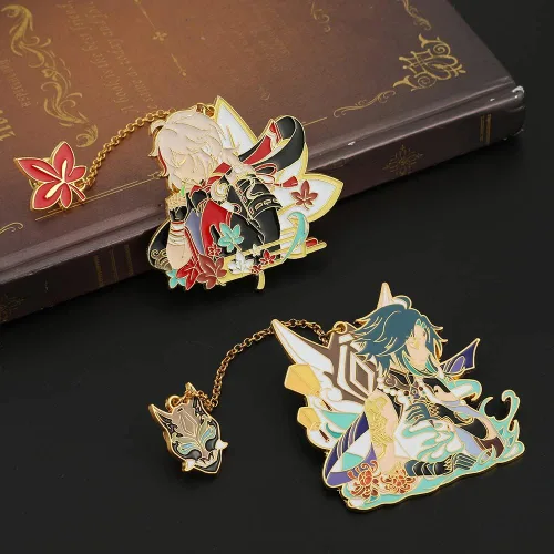 Vista 7 de Juego Genshin Impact Personajes Pines, Anime Periféricos Pines para Mochila Esmalte Juego de Bolsas, Insignias, Accesorios de Joyería Regalos