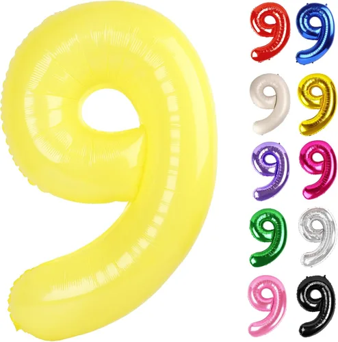 Vista 251 de Globo negro del número 0 de 40 pulgadas – globo número 0, decoraciones