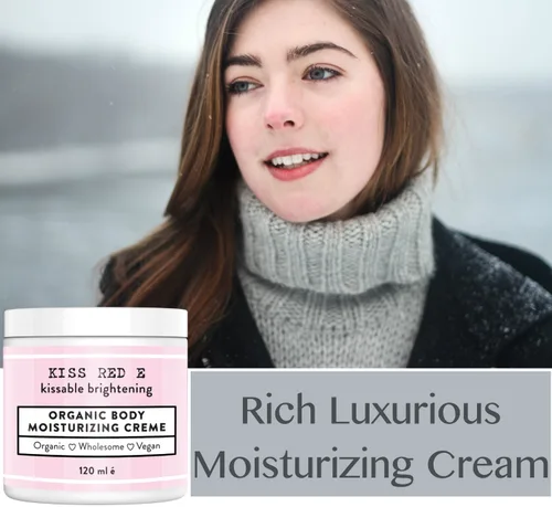 Vista 4 de KissRedE La mejor crema corporal antienvejecimiento. Crema hidratante para rostro, manos y cuerpo. Crema natural antienvejecimiento para piel seca