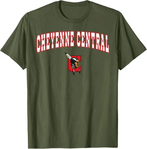 Vista 34 de Cheyenne Central High School Indians T-Shirt C2