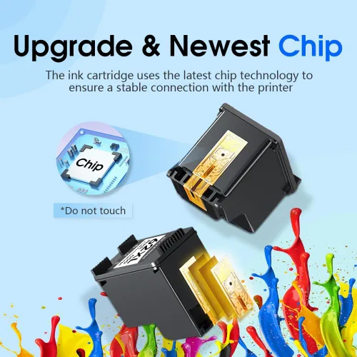 Vista 6 de 62XL - Cartuchos de tinta negros y colores de alto rendimiento compatibles con HP Ink 62 62xl cartucho de tinta apto para impresora HP Envy 5660