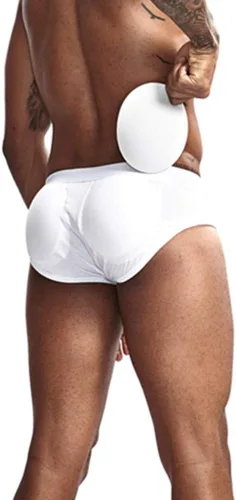Vista 7 de JOCKMAIL Ropa interior para hombre de malla acolchada para hombre con dos almohadillas para la cadera