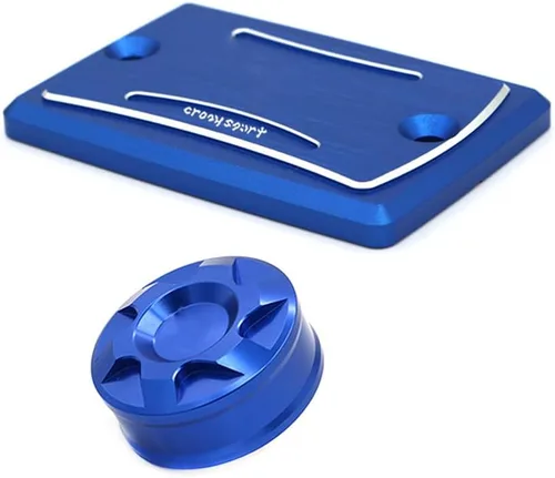 Vista 3 de crazy sport Cubierta de depósito de líquido de frenos trasera delantera compatible con YAMA MT-09 MT-07 MT-10 MT09 MT10 MT07 FZ09 FZ07 FZ10 XSR 700