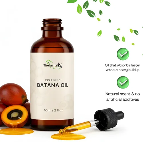 Vista 3 de Aceite de batana para el crecimiento del cabello – 100% puro y orgánico de Honduras – Tratamiento de cabello crudo prensado en frío y cuero