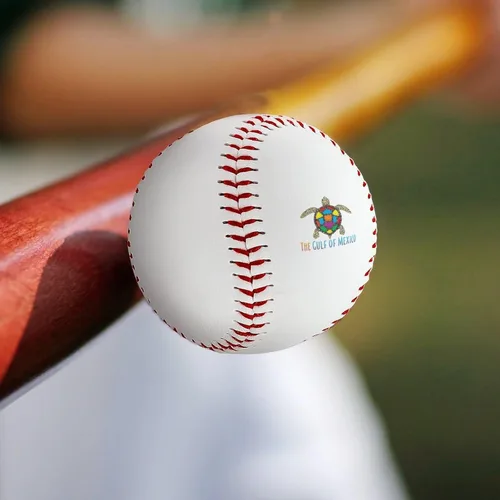 Vista 4 de Béisbol de 2.8 pulgadas de doble cara para práctica de liga unisex máquina de entrenamiento deportivo de lanzamiento conmemorativo