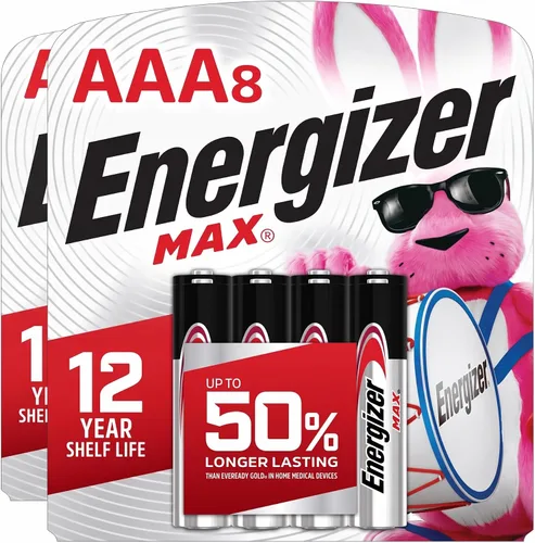 Vista 10 de Energizer MAX - Baterías AAA (paquete de 8), pilas alcalinas triple A