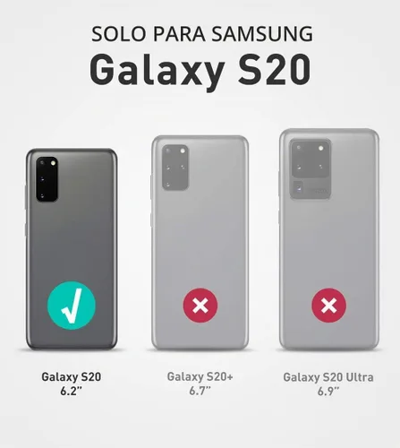 Vista 6 de i-Blason Cosmo Series - Carcasa para Samsung Galaxy S20 5G (versión 2020), diseño protector contra golpes, delgado y elegante sin protector de Azul