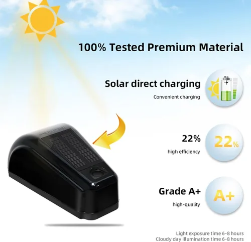 Vista 5 de FLYANT 5 luces solares de cabina para camión, nuevas luces solares de cabina 2025, luz solar para mouse de techo de camión, luces de cabina