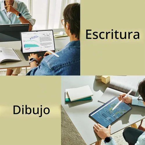 Vista 7 de S9 S Pen - Lápiz capacitivo para Samsung Galaxy Tab S9/S9 Plus/S9 Ultra Beige