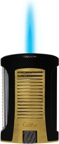 Vista 8 de Colibri Daytona - Encendedor de butano resistente al viento: llama ajustable, encendedor de puros recargable de un solo chorro, diseño ergonómico