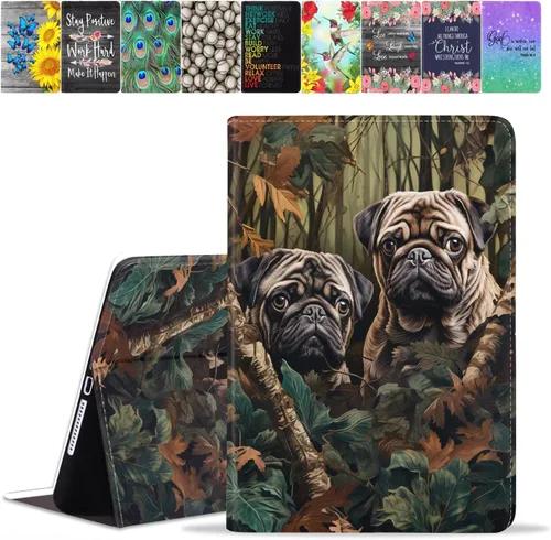 Vista 37 de Funda para Samsung Galaxy Tab A8 de 10.5 pulgadas (SM-X200/X205/X207), funda de piel sintética premium con función de encendido automático