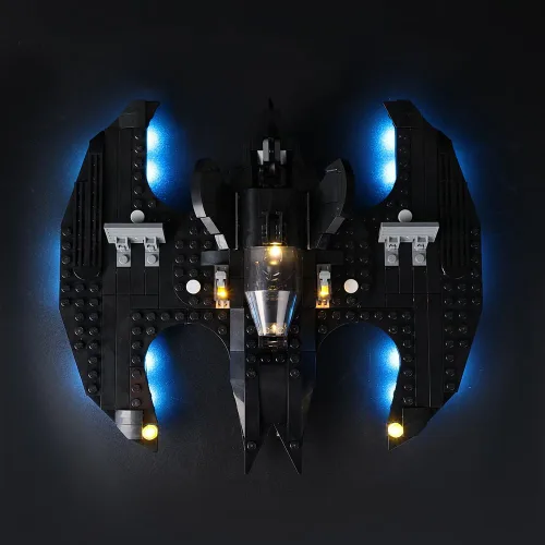 Vista 4 de Kyglaring Kit de iluminación LED (sin modelo) diseñado para Lego DC Batwing Batman vs The Joker 76265 DC Super Hero Model Kit de construcción - sin