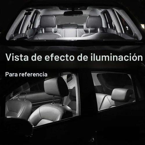 Vista 6 de AWALITED - Juego de 7 luces LED para interior de coche, superbrillantes, para Toyota Corolla 2013, 2014, 2015, 2016, 2017, 2018, 2019, 2020, 2021