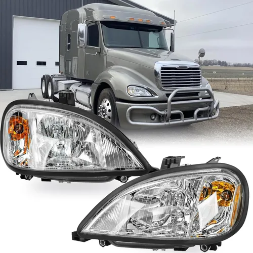 Vista 8 de Faros delanteros izquierdos para camiones Freightliner Columbia 2004-2013