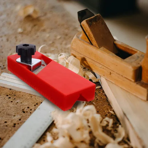 Vista 9 de DOITOOL Cepilladora de madera manual compacta, herramienta de mano de 45 grados para proyectos de carpintería de bricolaje, cepilladora de plástico
