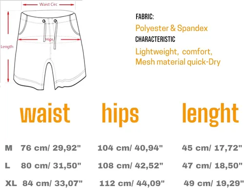 Vista 6 de Men's 2 in 1 Sports Shorts, Slim Fit, Lightweight, Comfortable, Quick Dry, Running, Cycling, Fitness, Yoga, Outdoor.