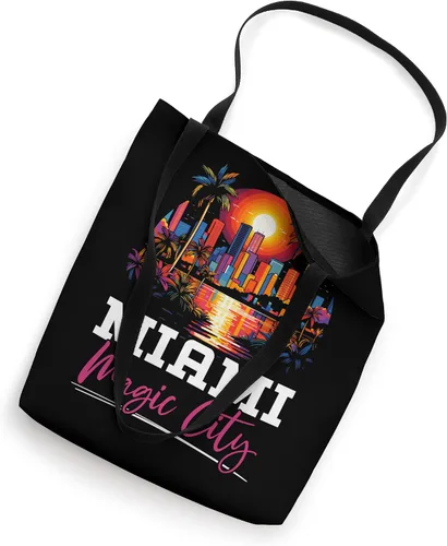 Vista 2 de Miami City Florida USA State America United States Tote Bag