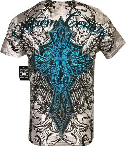 Vista 3 de Xtreme Couture by Affliction Camiseta para hombre Bastille Mass