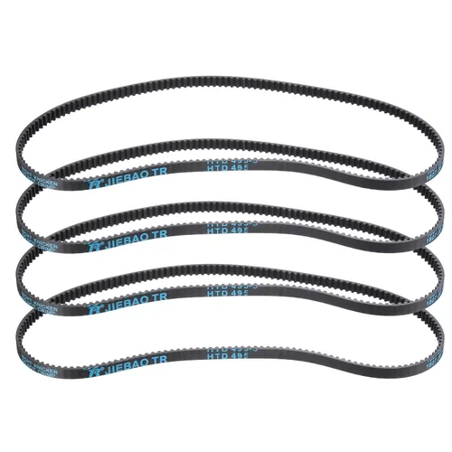 Vista 27 de uxcell 4 piezas HTD-3M Correa de Distribución de Goma 48 Dientes, Longitud de Paso 144mm x Ancho 6mm x Altura 2.4mm, Correa de Polea de Distribución