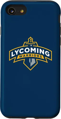 Vista 18 de Lycoming Warriors Sword & Shield Logo Lycoming College Case for iPhone 16