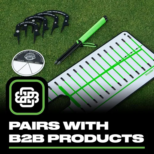 Vista 4 de Aumenta tu precisión de puesto: Back 2 BASICS - Juego de 4 puertas escalonadas con práctica bolsa de transporte - Esencial de entrenamiento de golf