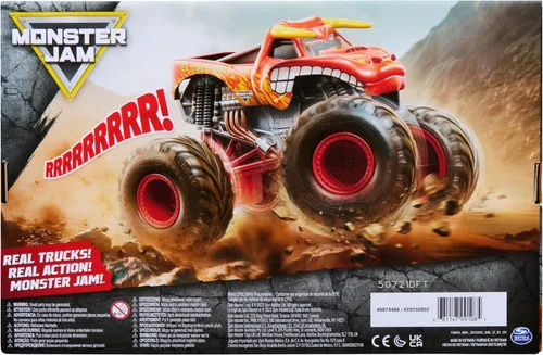 Vista 11 de Monster Jam El Toro Loco Rev 'N Roar Monster Truck, escala 1:18