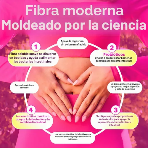 Vista 7 de Suplemento de fibra Belli Welli para mujeres y hombres – Polvo de fibra diaria premium de acacia orgánica con colágeno, electrolitos y probióticos