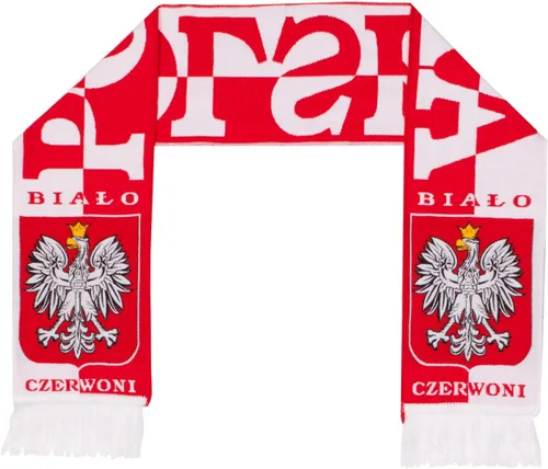 Vista 3 de Polska Auténtica bufanda de fútbol tejida de Polonia