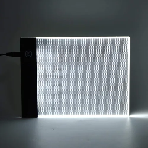 Vista 4 de Kit de libro abatible con almohadilla de luz, caja de luz LED A6, tablero de copia LED A6, almohadilla de trazado regulable con cable USB