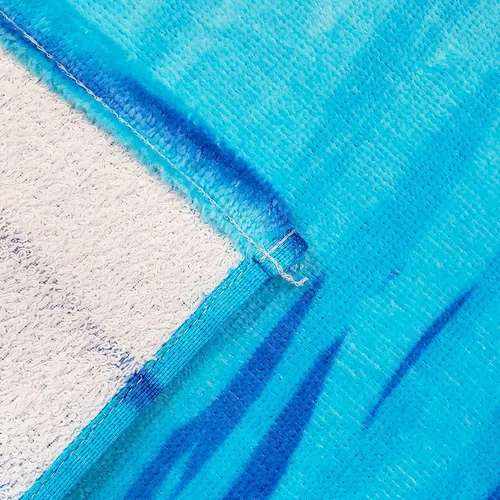 Vista 2 de Beachland Toalla de playa de sirena 30 x 60 pulgadas, 100% algodón, colores arcoíris
