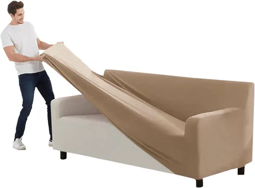 Vista 57 de Funda para Sofá de Terciopelo, Fundas Elásticas para Sofá para Funda Principal Separada/Respaldos y Cojines de Asiento, Funda para Sofá, para Fundas