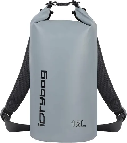Vista 54 de IDRYBAG Bolsa seca para kayak impermeable 2L/5L/10L/15L/20L, pequeña bolsa impermeable para navegación