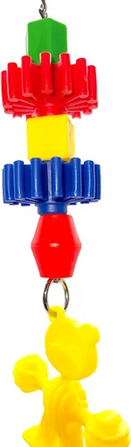 Vista 4 de M&M - Extractor de engranajes de 1004 pies – Colorido juguete interactivo hecho a mano, piezas de plástico suave, divertida figura de Manimal, fácil