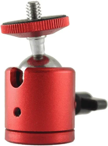 Vista 10 de EXMAX Cuerpo de aleación de aluminio de 360 grados giratorio Mini trípode cabeza de bola con rosca de 1/4 pulgadas montaje base para encendedor