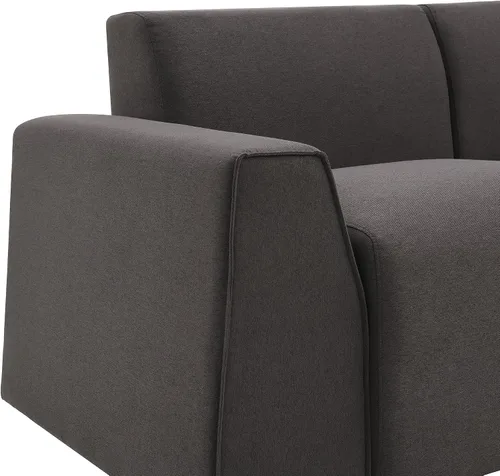Vista 8 de LUMISOL Sofás de asiento profundo para sala de estar, moderno sofá tapizado de 3 plazas, cómodo sofá de dos plazas de gran tamaño, sofá nube