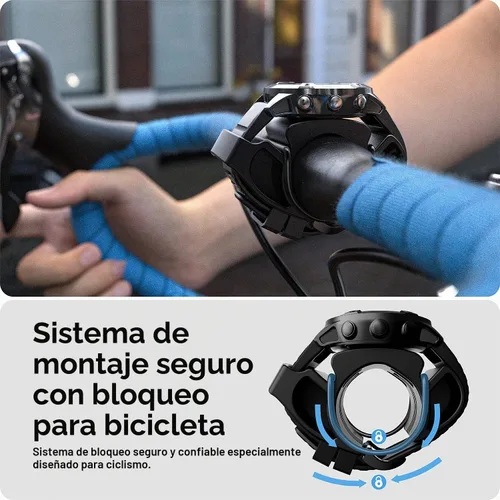 Vista 3 de TUSITA Soporte de bicicleta compatible con Garmin, Apple Watch Ultra, Polar