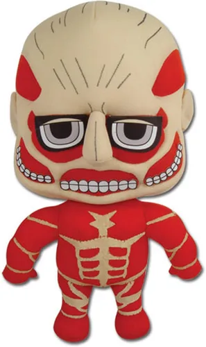 Vista 3 de Great Eastern Entertainment Attack on Titan - Peluche colosal Titan de 8 pulgadas
