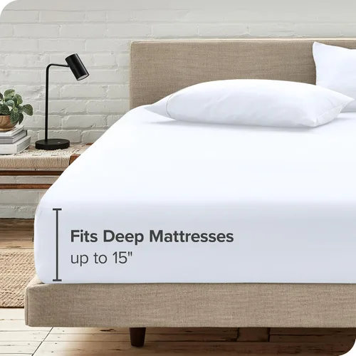 Vista 5 de Bare Home Juego de Sábana Bajera + Fundas de Almohada - Microfibra Ultra-Suave de Lujo 1800 - Doble Cepillado - Bolsillos Profundos - Ajuste Fácil